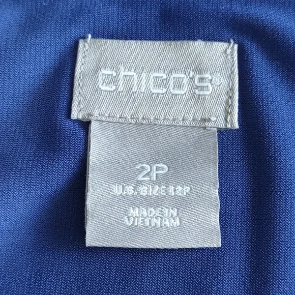 Chico's Medallion Print Tie Sleeve Dress - Picture 5 of 9